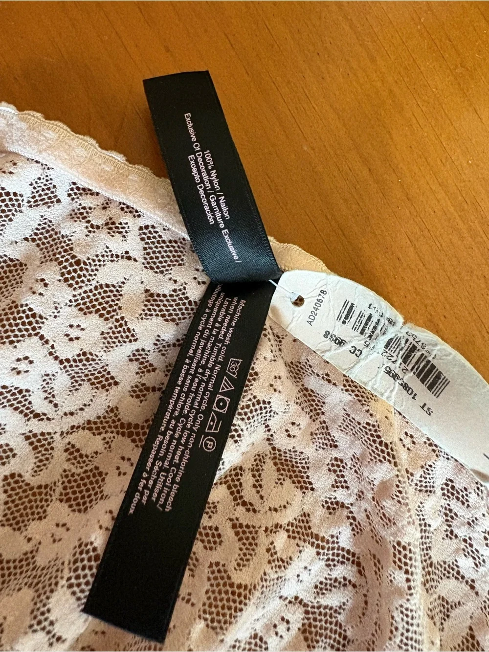 Victoria Secret vintage y2k LARGE Delicate Lace Chemise Slip in Light Pink